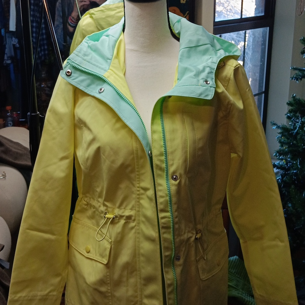 Talbots Bright Yellow Women's Utility Jacket